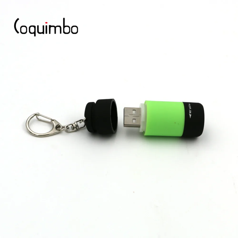 Фонарик Coquimbo Super Mini светодиодный 0 3 Вт USB ультра яркий перезаряжаемый карманный с