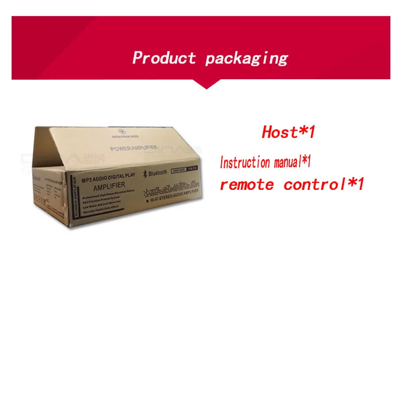 Kaolanhon 200 Вт* 2 12 В 220 В TAV-6188BT усилитель высокой мощности Bluetooth SD USB FM домашний HIFI автомобильный усилитель с пультом дистанционного управления