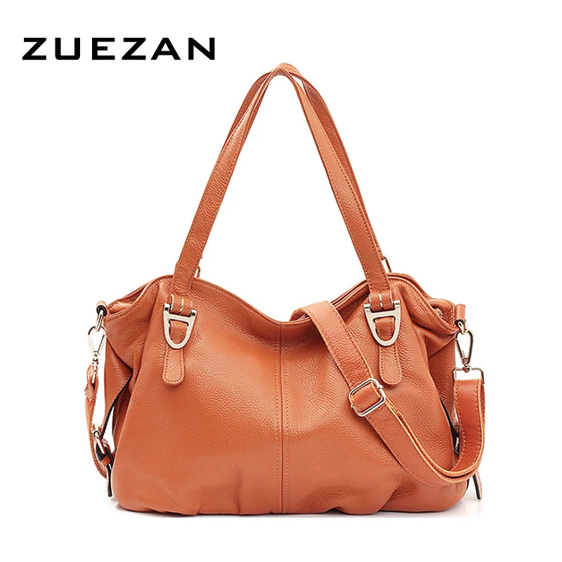 36*24*14cm, Large Real Skin Tote, Women's Genuine Leather Shoulder Bag,Top Handle,Female Crossbody Messenger Bag,A071