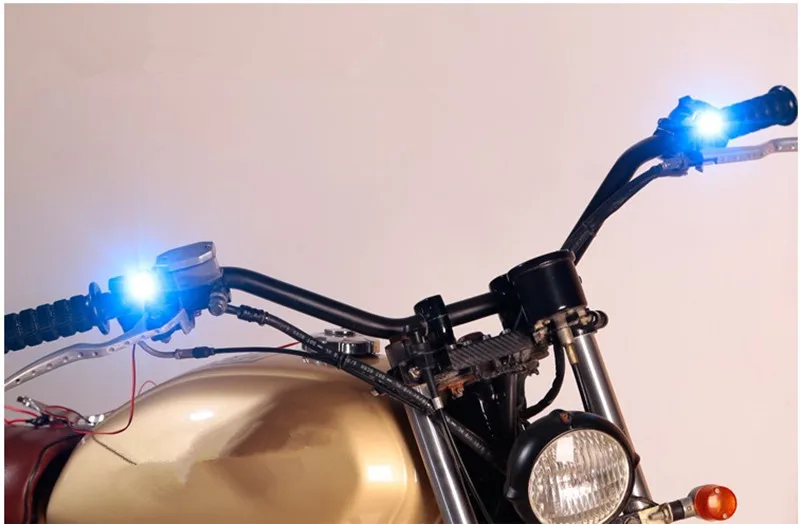 

2PCS Led Motorcycle Turn Signals Indicators 3W Eagle Eye Light Source Lamp Universal 12V LED