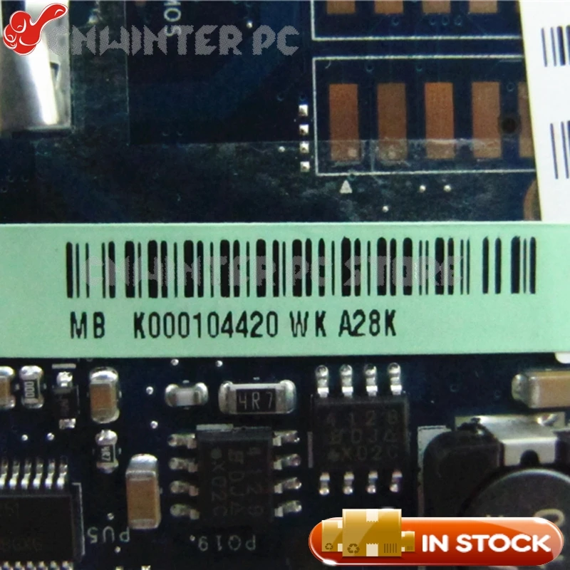Материнская плата NOKOTION K000104420 для ноутбука Toshiba Satellite A660 A665 материнская NWQAA LA 6062P HM55