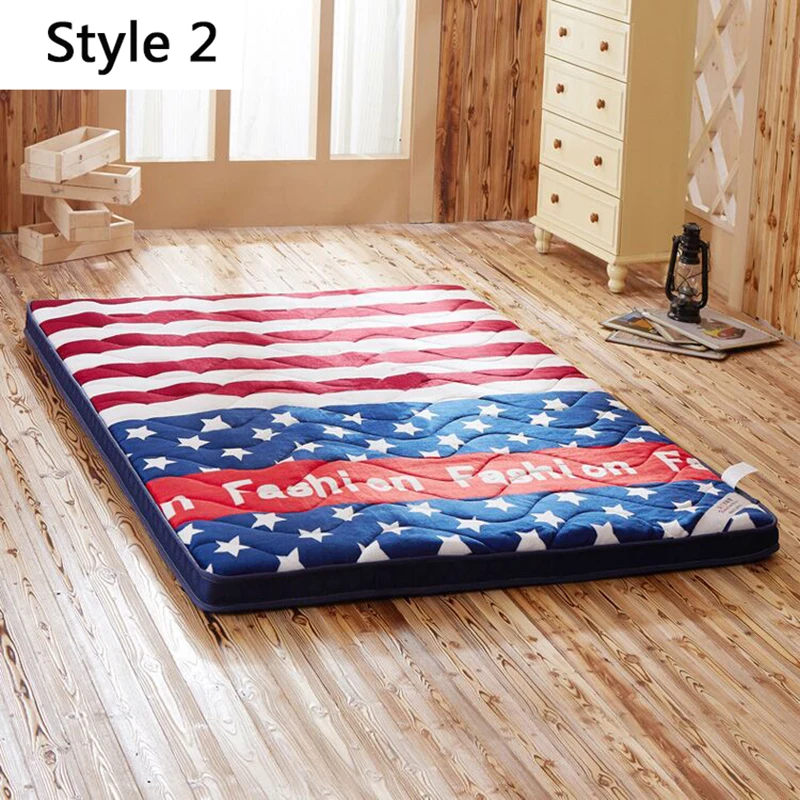 

Thick Warm Foldable Single Or Double Mattress Fashion NEW Topper Quilted Bed Hotel
