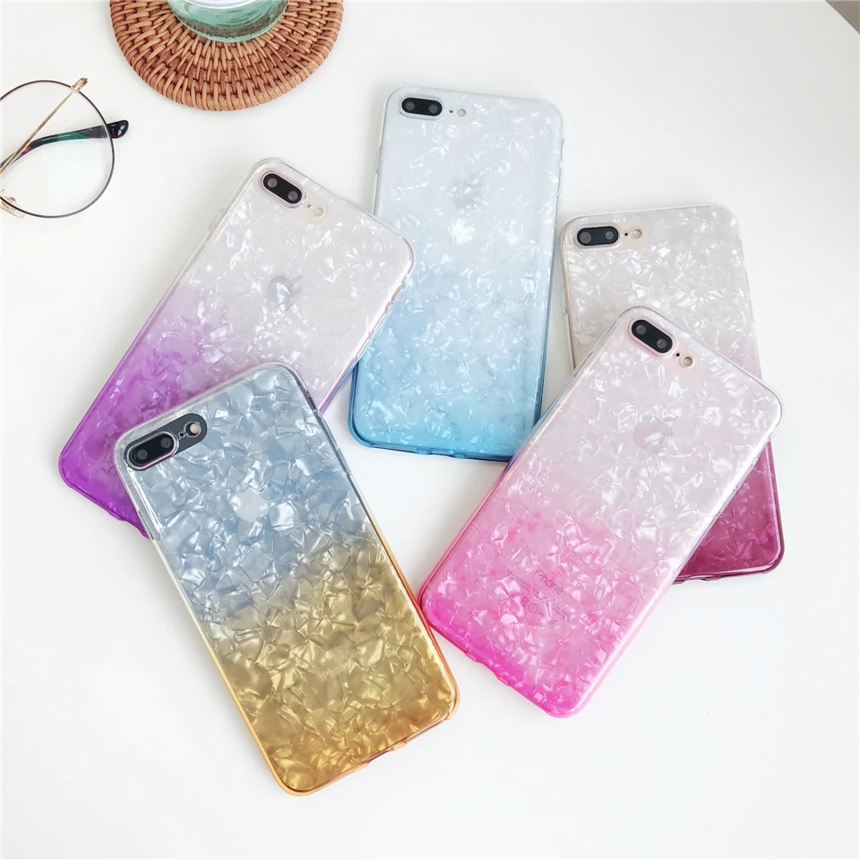 Цвета радуги силиконовый мраморный чехол для iphone 7 Plus 6 6s 8 X XR XS MAX TPU Huawei Honor 10 9 9i 7X Y6