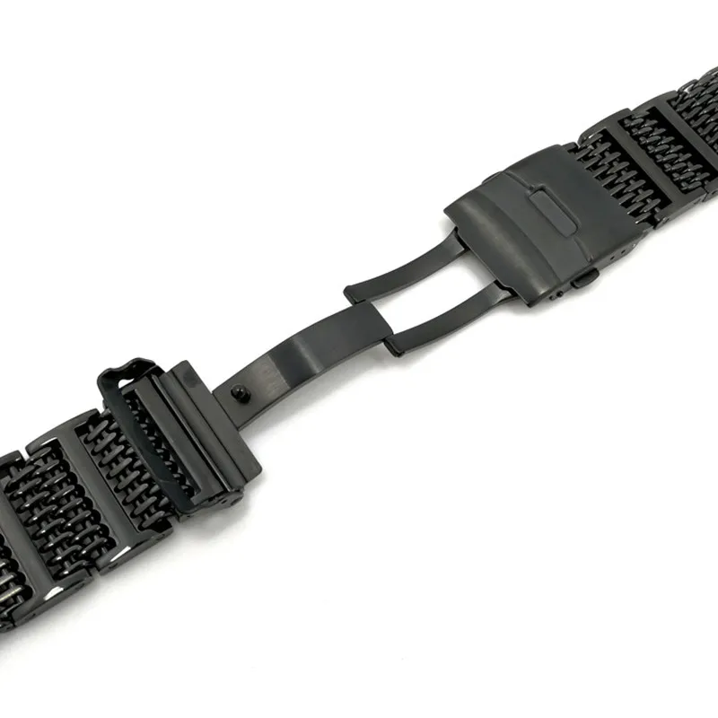 

Dismantling Screw 316L Stainless Steel Cool Shark Milan Stainless Steel Solid Watch Band Strap 20mm 22mm 24mm Watchband