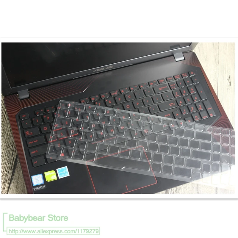 15 дюймовый Ультра ТПУ чехол для клавиатуры ноутбука для asyus GL553 GL553VD GL553VE GL553VW FX53VD FX53VE ZX53VW ZX53VD 15,6"