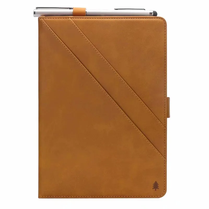 Case Brown Для samsung Galaxy Tab S4 10,5 чехол T830 T835 чехол Ретро Бизнес планшет кожаный флип с подставкой слоты для карт кошелек чехол s Funda - Цвет: Case Brown