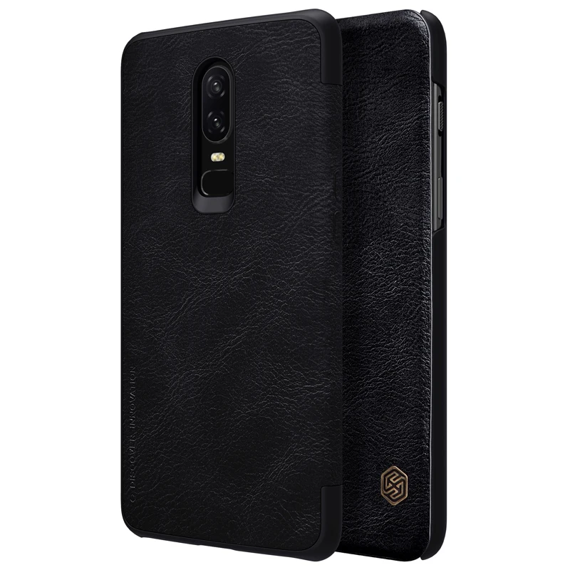 Oneplus 6 Чехол One plus Oneplus6 чехол Nillkin QIN серия Filp Кожаный кошелек с функцией