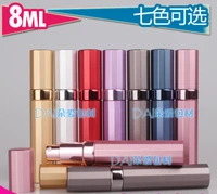 by dhl 500pcs 8ml portable rotary spray bottle anodized aluminum perfume bottles glass perfume bottles makeup perfume bottling