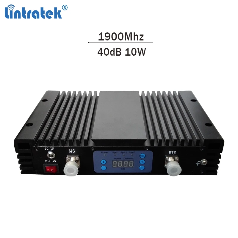 GSM ретранслятор Lintratek 3G 90dB 1900 МГц усилитель сигнала мобильного телефона AGC MGC с ЖК