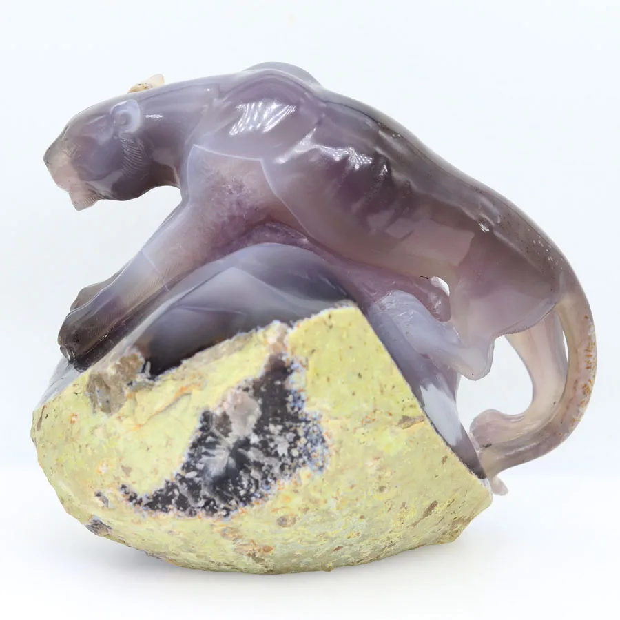 Статуэтка из искусственного агата с резным кристаллом 7 2 дюйма TA69|figurine|figurine crystal |
