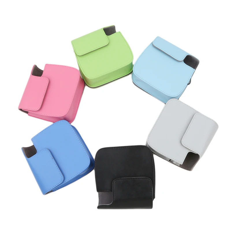 Высококачественный новый однотонный Портативный модный винтажный мини-чехол