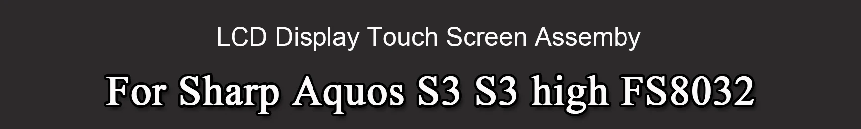 OPesea 6,0 'для Sharp Aquos S3 S3 high FS8032 ЖК-дисплей и сенсорный экран дигитайзер сборка сменный ЖКД FS8015