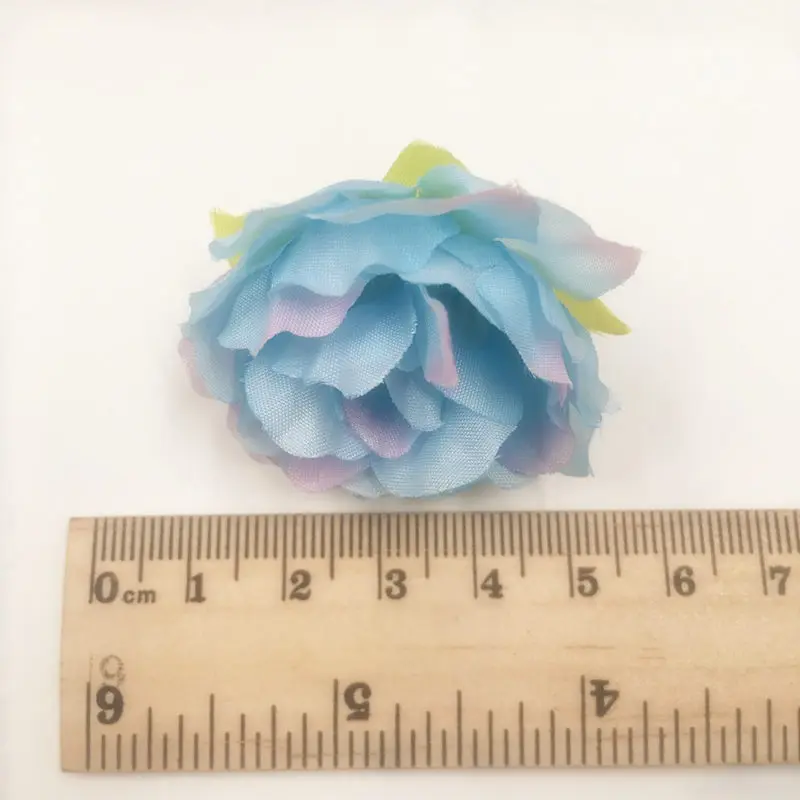 HINDJEF 10pcs Blooming Peony Cloth Artificial Flowers For Wedding Party Home Room Shoes Hats Decoration Marriage Silk | Дом и сад