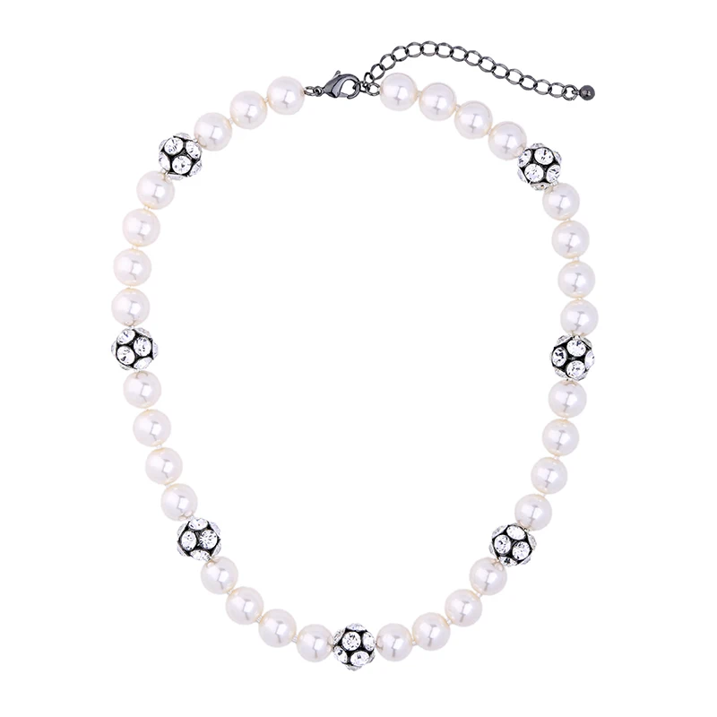 Ожерелье ручной работы из искусственного жемчуга короткое 2017 | Украшения и