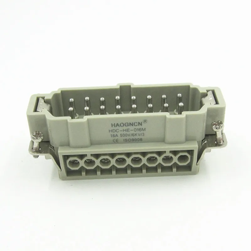 HAOGNCN 16 pin 16A прямоугольный разъем сверхмощный Лидер продаж|pin tin|pin militarypin safety |
