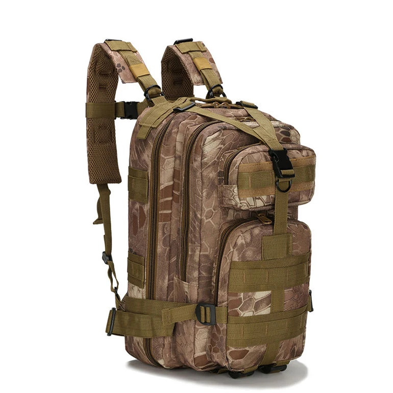 Мужской военный тактический рюкзак 30L камуфляжный для спорта на открытом воздухе