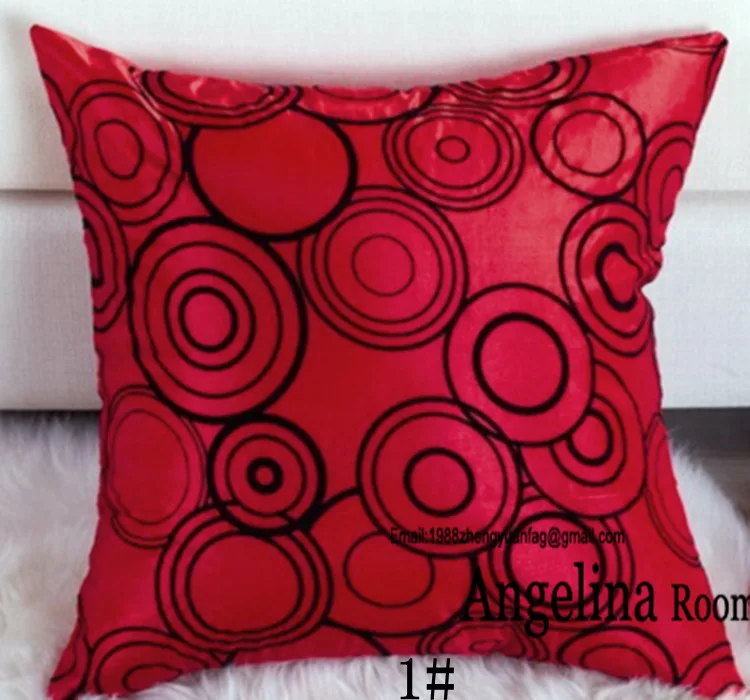 Наволочка бордовая винно красная Φ 45x45|red pillow covers|decorative coverspillows decorative covers |