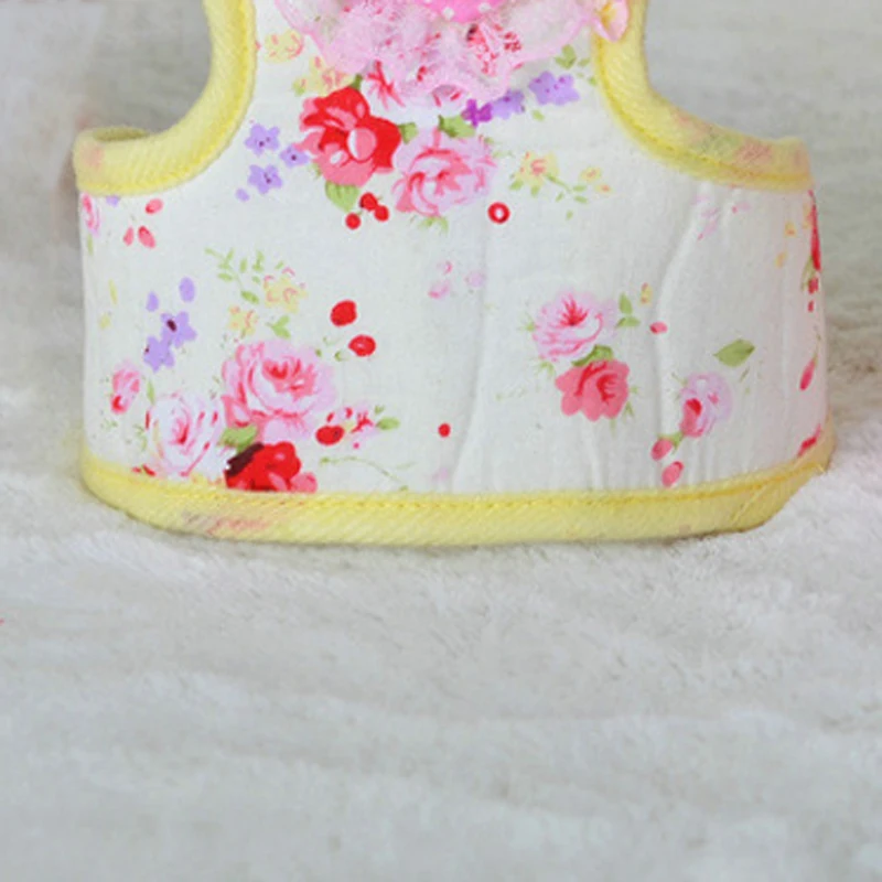 Нагрудная шлейка для домашней собаки жилет с милым принтом сердца нагрудные