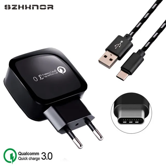 5 V/9 V/12 V QC3.0 быстрое зарядное устройство для телефона 0 2 M/1 M/2 M/3 M usb type C Быстрая