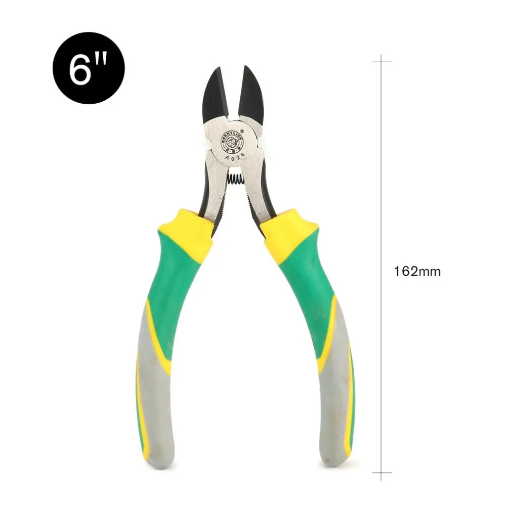BERRYLION 6&quot Diagonal Pliers Cutter Stripping Side Cutting Copper Cable Wire Electronic Repairing Tool Shear Snip Nipper | Инструменты