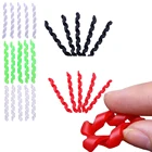 5 шт.лот протектор для велосипедного тормозного троса, резиновая защита от трения рамы велосипеда, велосипедная линия, Трубная обмотка, спиральный винтовой рукав