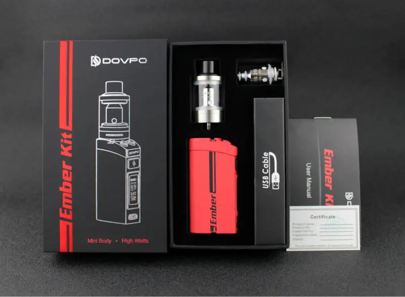 С. dovpo Эмбер комплект электронных сигарет поле mod VAPE Мини Starter Kit собран в Батарея 50
