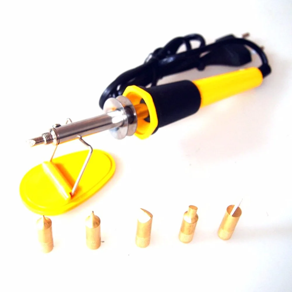 220v European Regulations On The Board 7 Sets Of Tools Branding Brush 40w Carving Iron | Инструменты