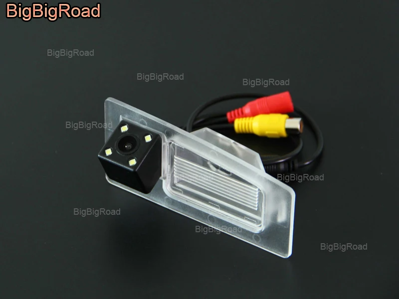 BigBigRoad для Mazda 3 Mazda3 Axela седан BM CCD заднего вида Обратный Парковка Камера с RCA Порты и разъёмы адаптер