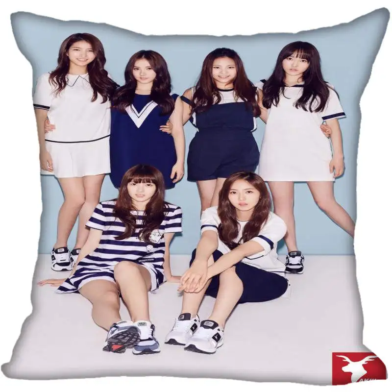 9 Корейский Поп GFRIEND печатные квадратные шелковые атласные наволочки 35x35 см, 40x40 см с одной стороны напечатано настроить ваше изображение подарок - Цвет: 9