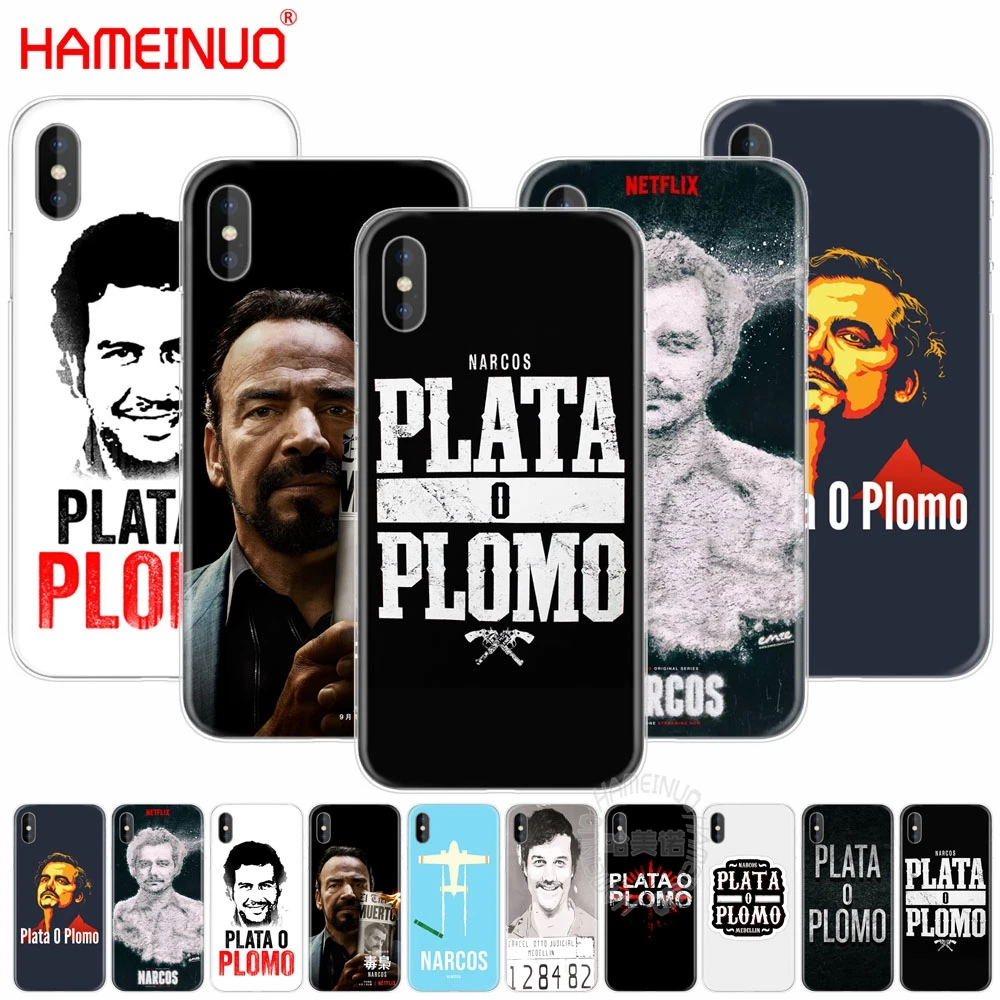 HAMEINUO плата о Пломо нарков Pablo сотовый телефон чехол для iphone X 8 7 6 4 4s 5 5s SE 5c 6s плюс |