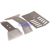 1 set stainless steel armor chassis guard protector skid plate brpa for rc model arrma big rock
