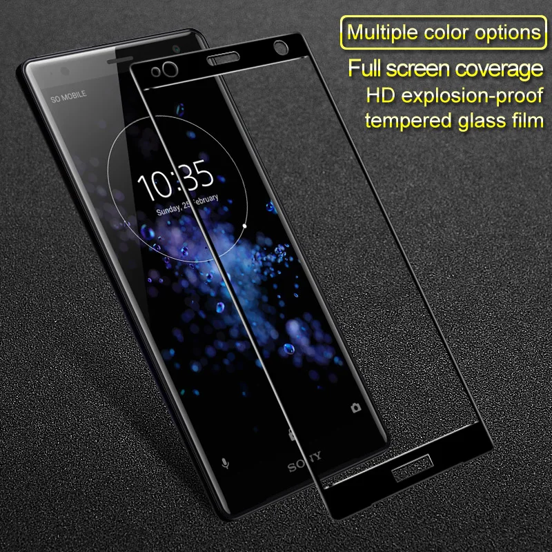 Для Sony Xperia XZ2 Стекло высокого качества HD Экран протектор Защитная пленка полный