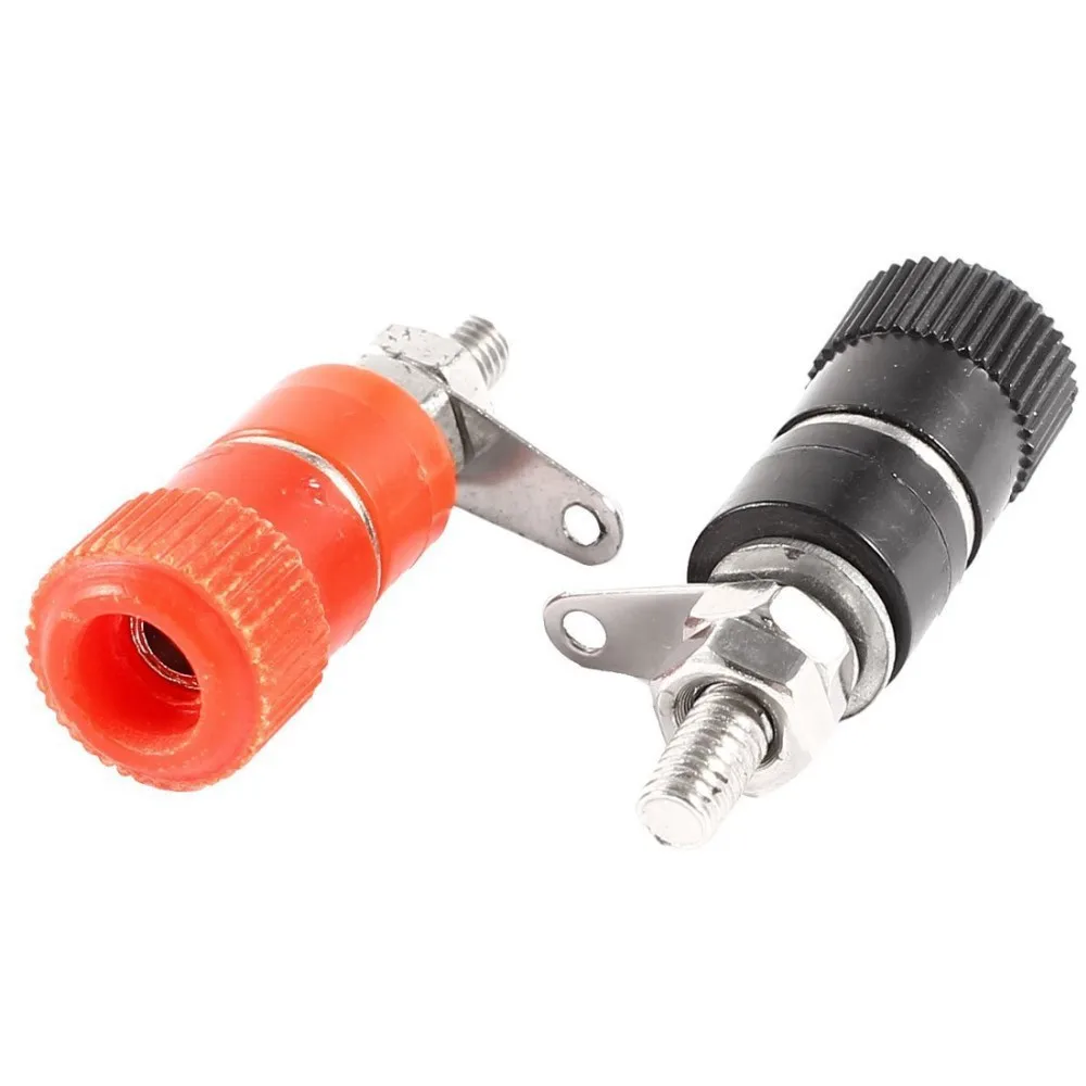 50 шт. никелевая оплетка усилитель клемма для колонок кабель проверки мощности