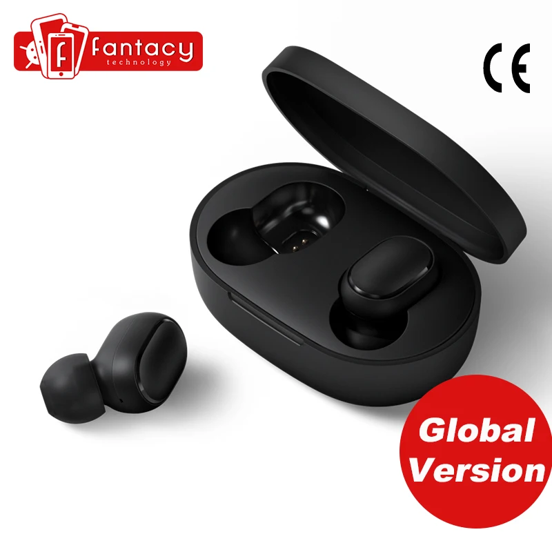 Глобальная версия Xiaomi Redmi Airdots TWS Bluetooth наушники стерео бас Bluetooth 5,0 с микрофоном громкой связи Наушники AI