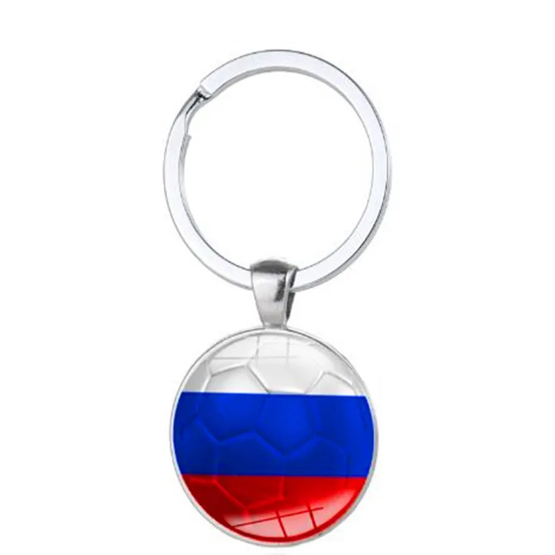Автомобильный стильный спортивный металлический автомобильный брелок с флагом