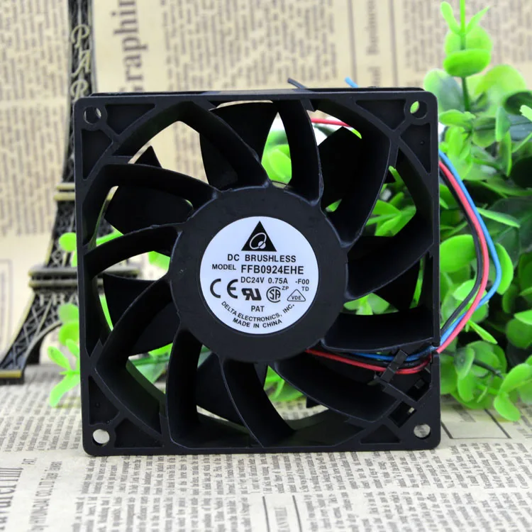 Бесплатная доставка. Оригинальный FFB0924EHE 24 В 0 75 А 9038 см ABB инверторный вентилятор |