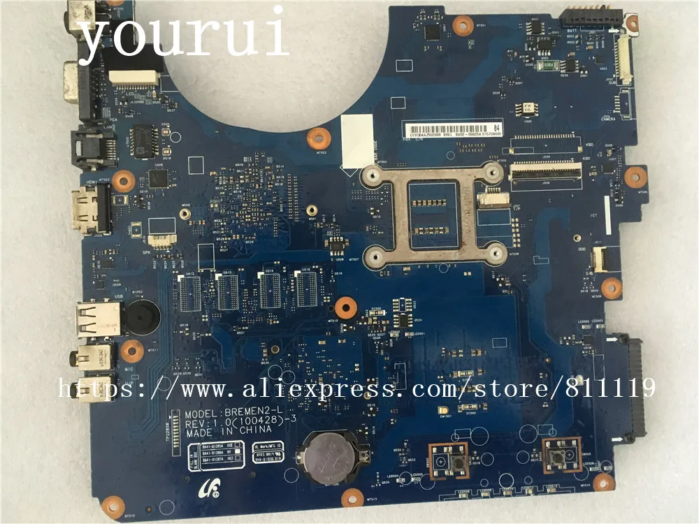 Yourui высокого качества для Samsung R538 R540 ноутбук материнская плата BA92-06625B BA92-06625A DDR3