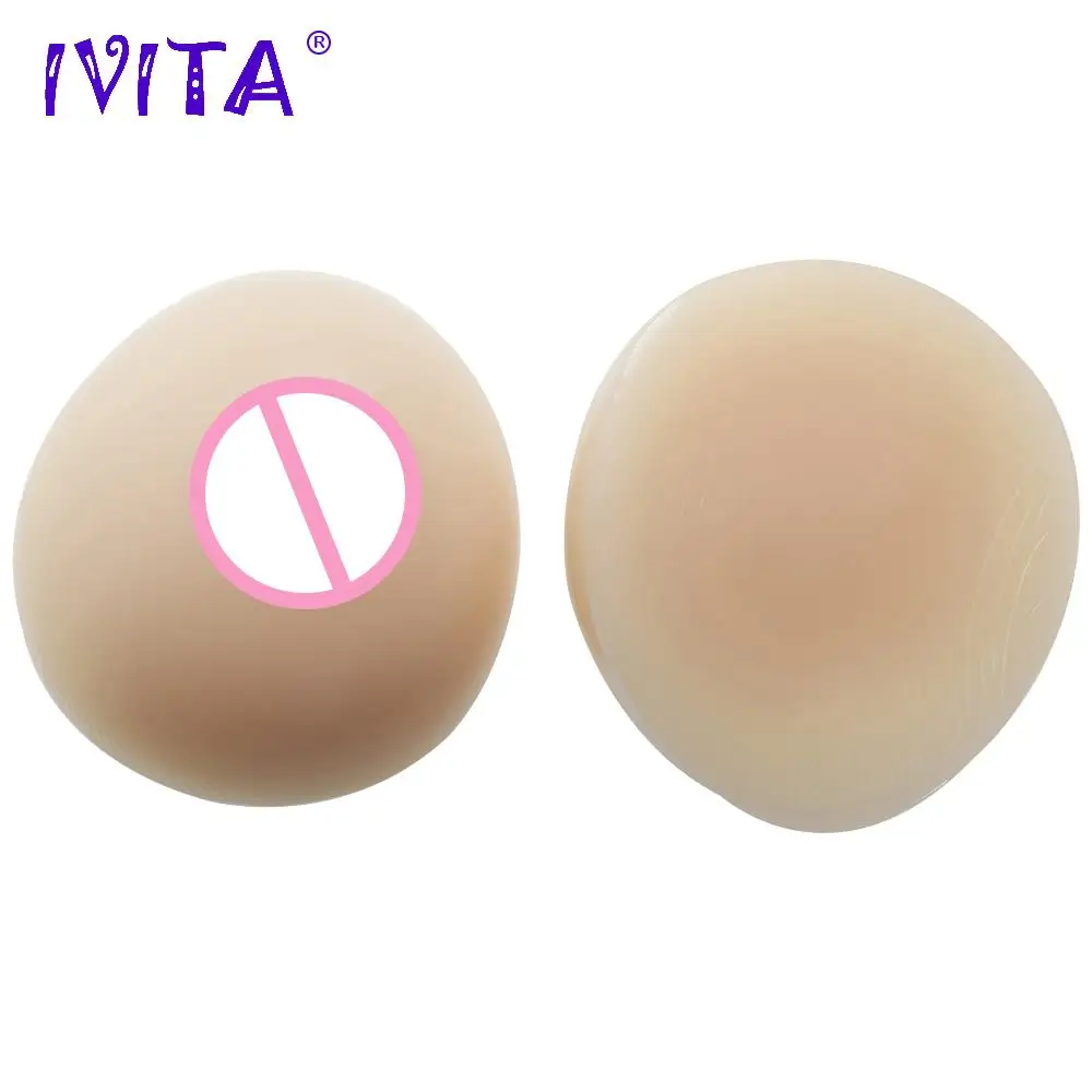 IVITA 1200g Realistic Silicone Breast Forms Fake Boobs For Women Crossdresser Drag-Queen Enhancer Mastectomy |