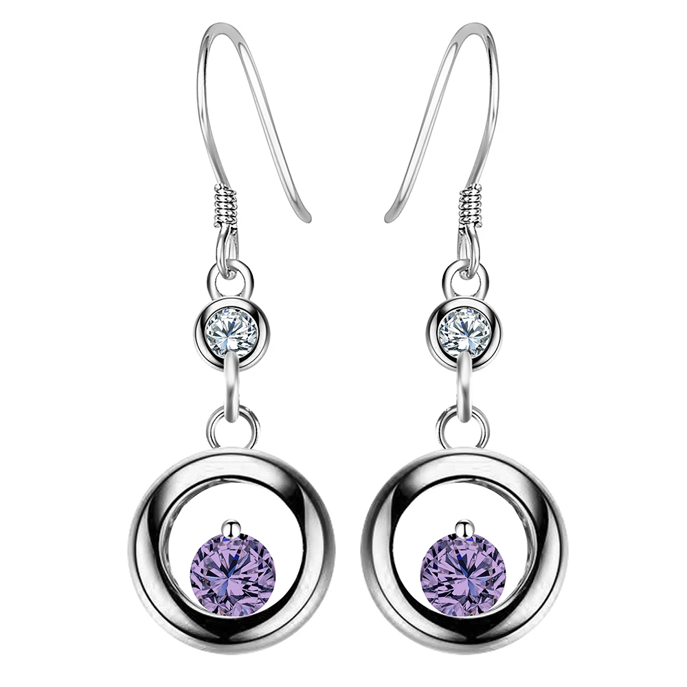 2017 новые модные ювелирные изделия серебряного цвета большие круглые серьги