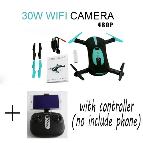 Wifi 480P controller SMRC мини-Дрон с 720 P HD камерой(можно видео) RC Квадрокоптер WiFi FPV режим складной Воздушный полет пульт дистанционного управления Квадрокоптер - Цвет: Wifi 480P controller