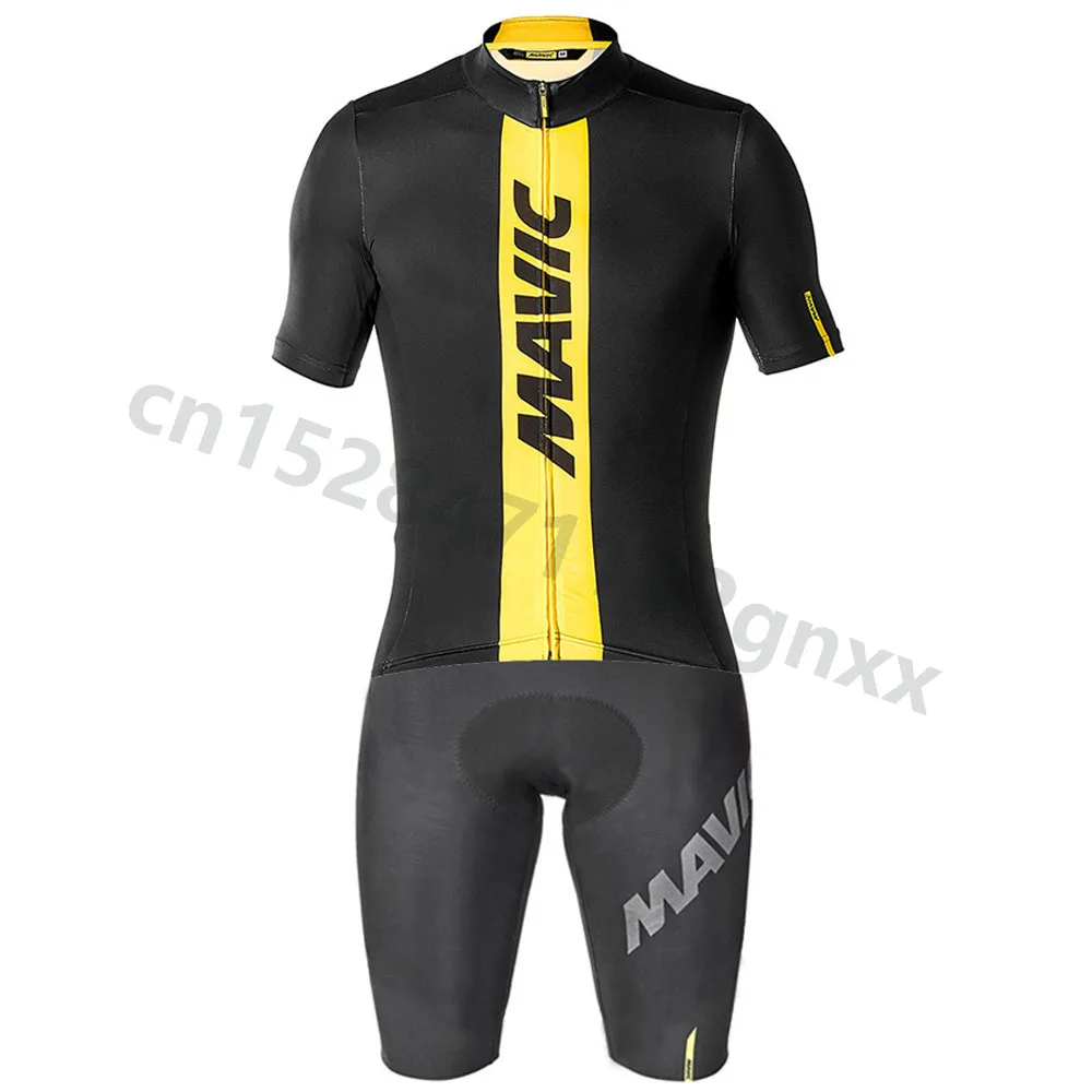 MAVIC Триатлон для мужчин Велоспорт Джерси pro team Skinsuit комбинезон дышащий велосипед Джерси Набор Майо Ropa Ciclismo Hombre