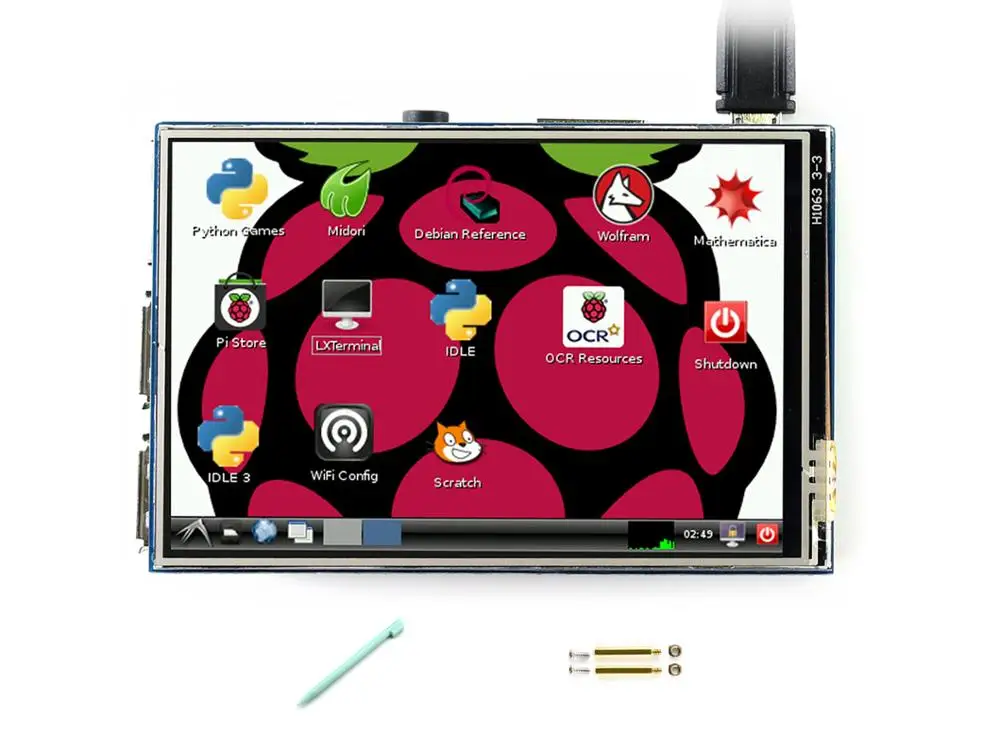 Waveshare 3 5 дюймовый RPi LCD (B) 320*480 IPS TFT сенсорный экран для всех Raspberry PI XPT2046 контроллер