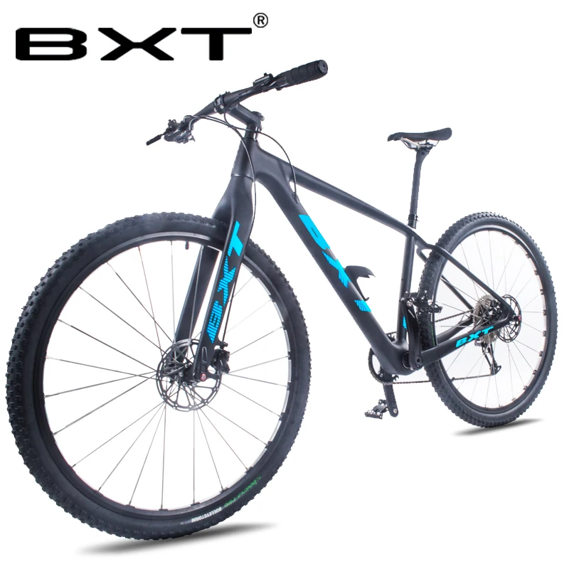 BXT 29 дюймов велосипед новый полный углеродный горный 29er сквозная ось рама 11*1