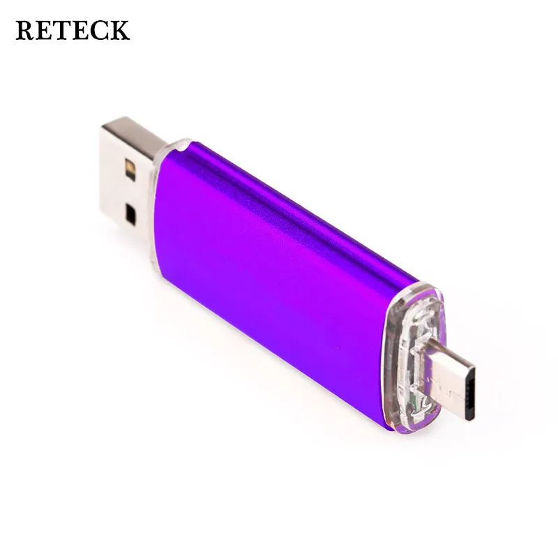 Free shipping OTG smart phone usb 2.0 key drive dual computer memory u disk 16GB mobile android flash | Компьютеры и офис
