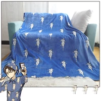 anime attack on titan blanket sofa bedding soft warm plush coral fleece blanket quilt rug levi ackerman blanket rug rivaille