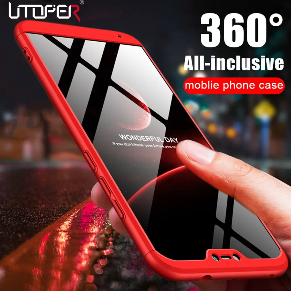 Чехол UTOPER для Oneplus 6 T Роскошный чехол 360 противоударный защитный One Plus 5 1 + Coque |