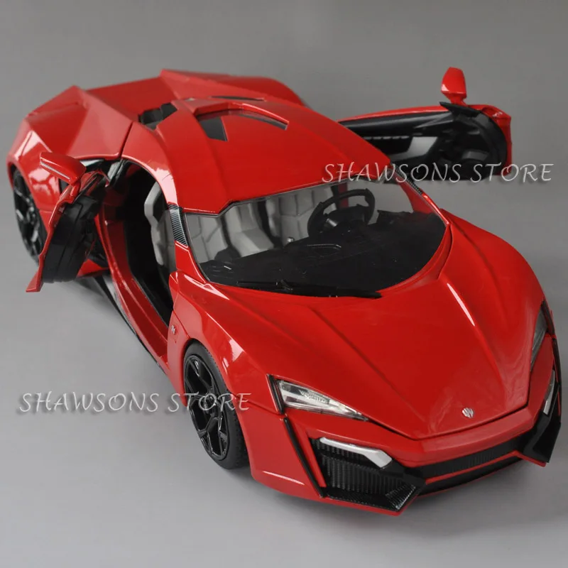 JADA литой металл модель автомобиля игрушка 1:18 Lykan HyperSport миниатюрная копия коллекция