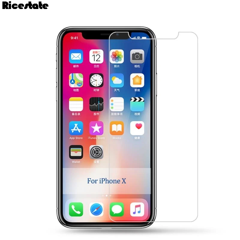 Закаленное стекло Ricestate 9H для iPhone X XR XS MAX 8 7 6S 6 Plus 5 10 защитная пленка из закаленного