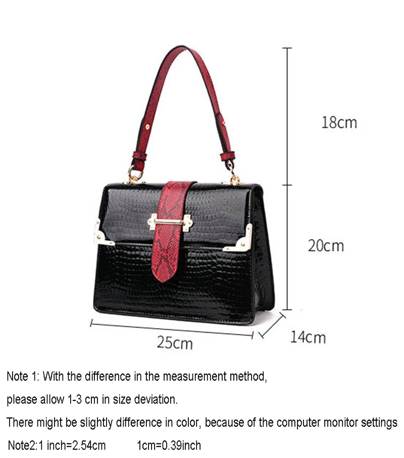 Модная крокодиловая дамская сумка Bolsos Mujer дизайнерская дамская сумка из искусственной кожи сумка-мессенджер на плечо с узором