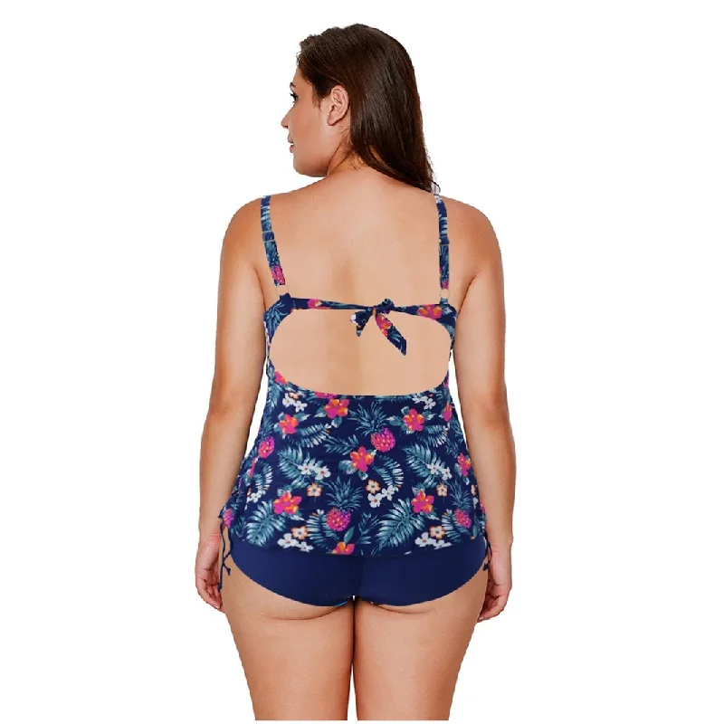 Женский слитный купальник большого размера пикантный Модный облегающий